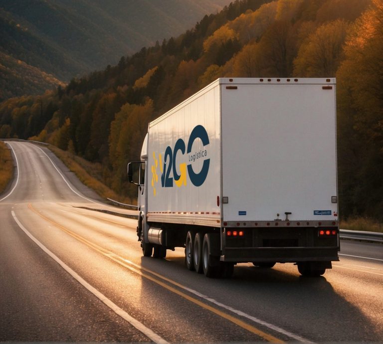un lienzo sobre ruedas un camion de carga blanco abraza el esplendor dorado del paisaje estadounidense